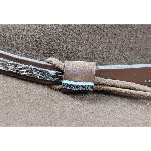 Stetson Mountain Sky Felt 100% Wool Water Repellant Crushable Travel Hat XS NEW - Picture 9 of 9